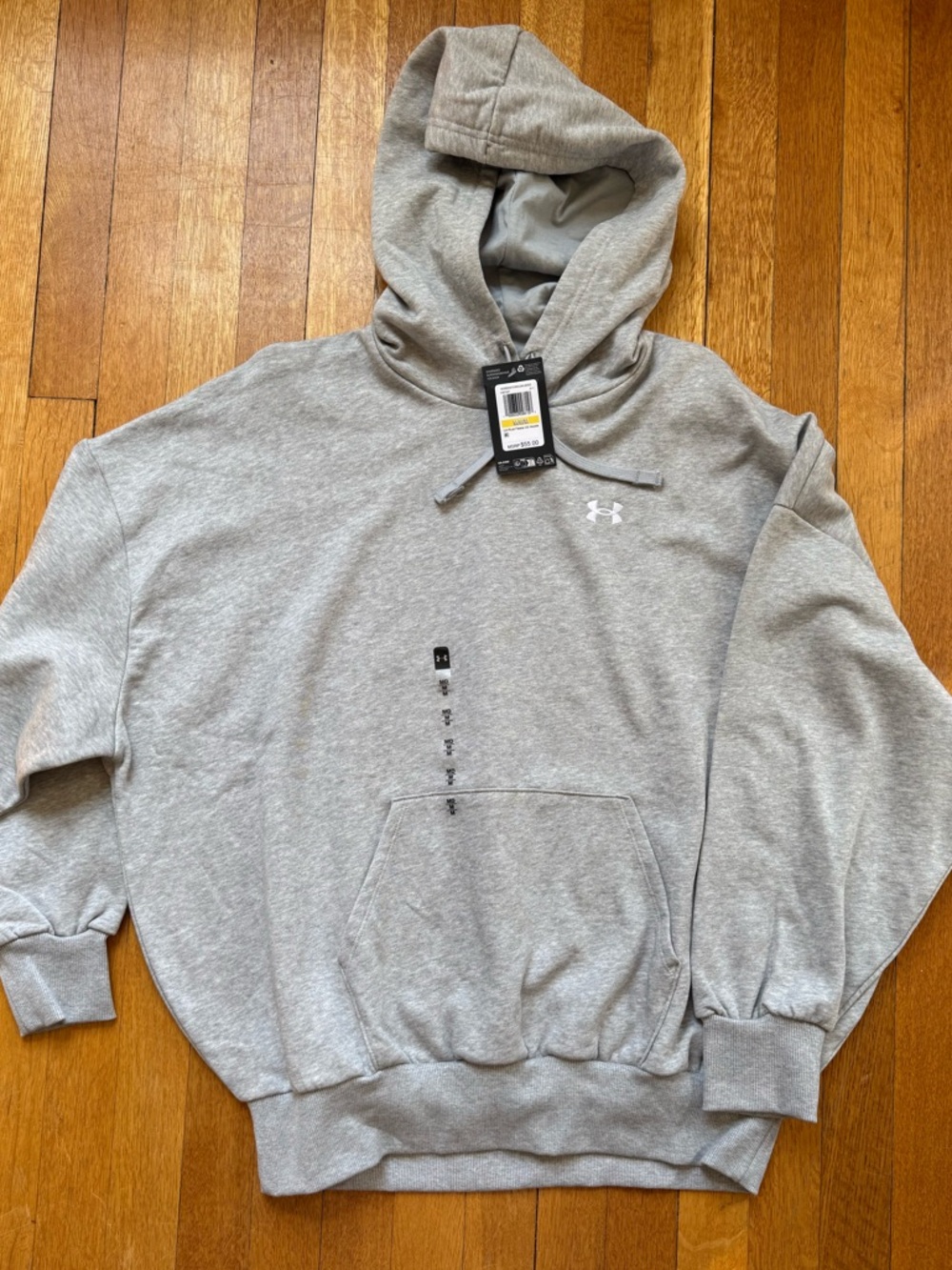 Under Armour Woman’s Gray Hooded Pullover Sweatshirt